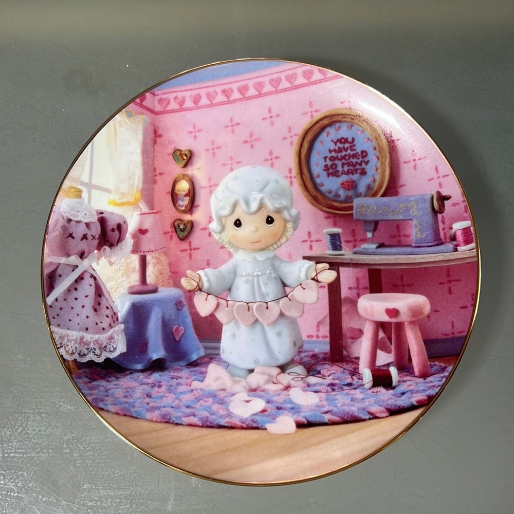 Precious Moments Collector Plate - You Have Touched so Many Hearts